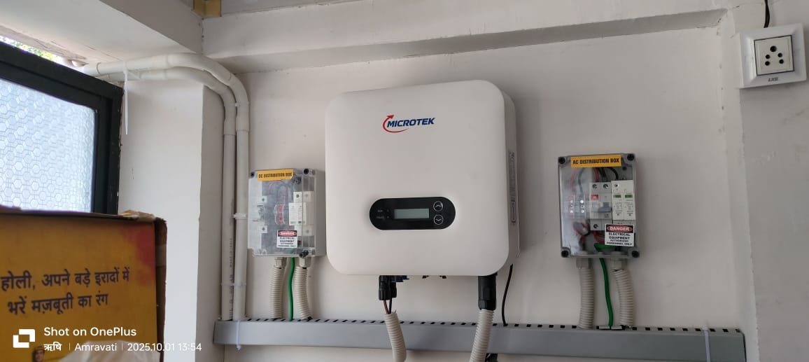 Microtek inverter installation