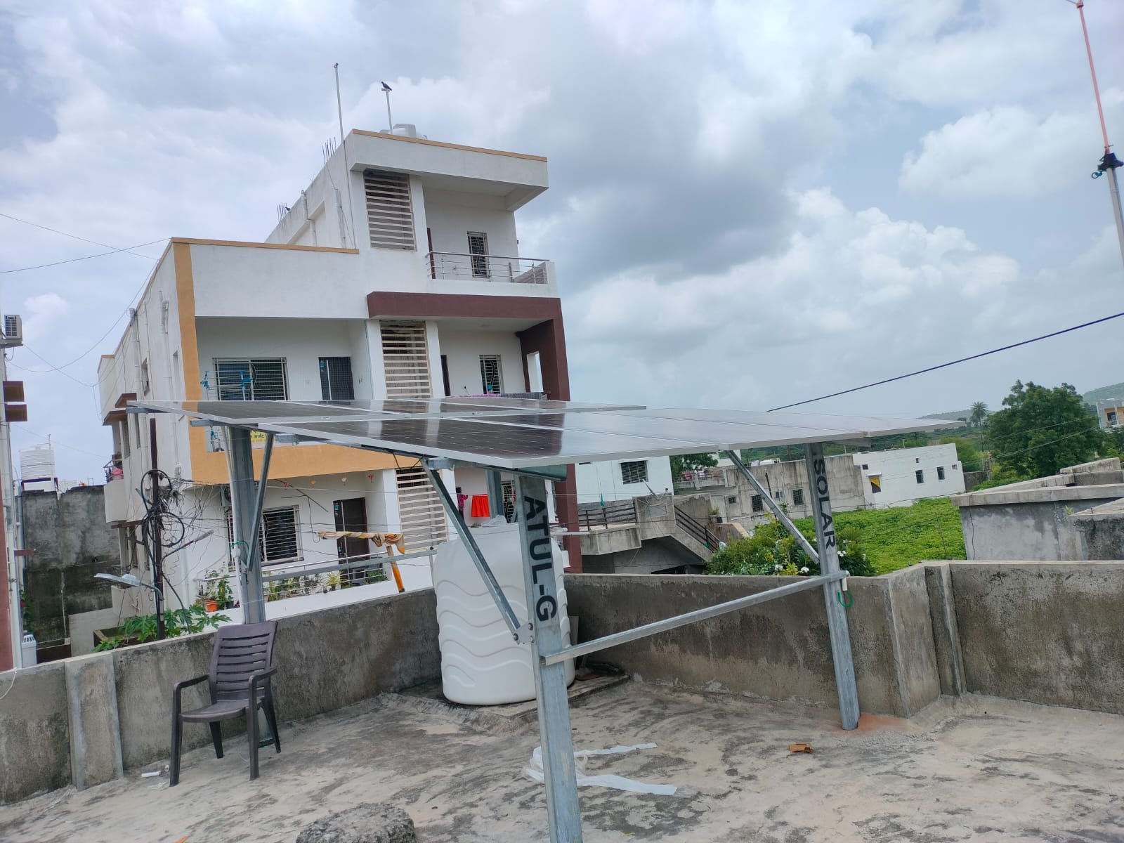 Residential solar installation